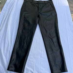 Zara Faux Leather Trousers- 8